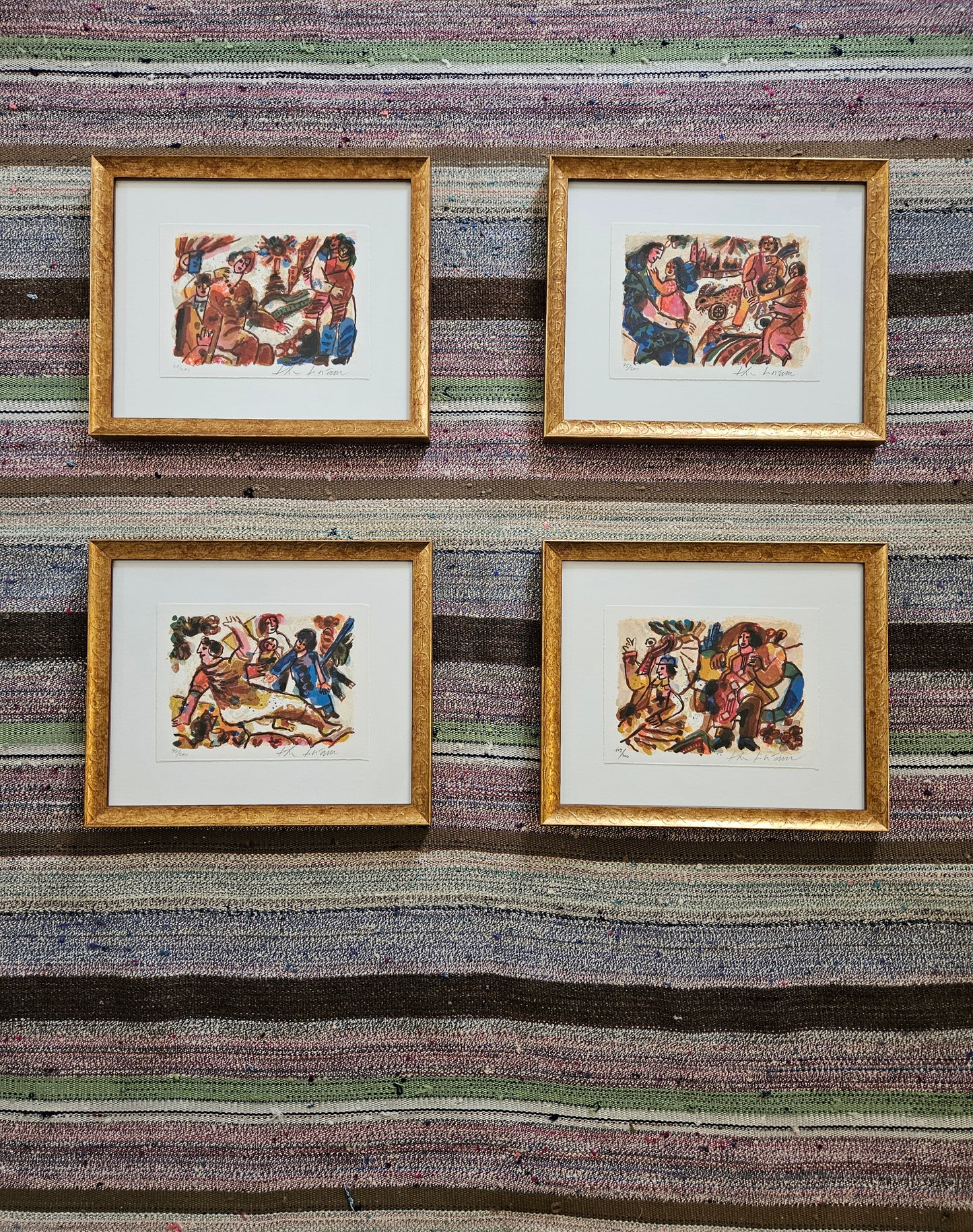 Colourful Lithographs - Set 2