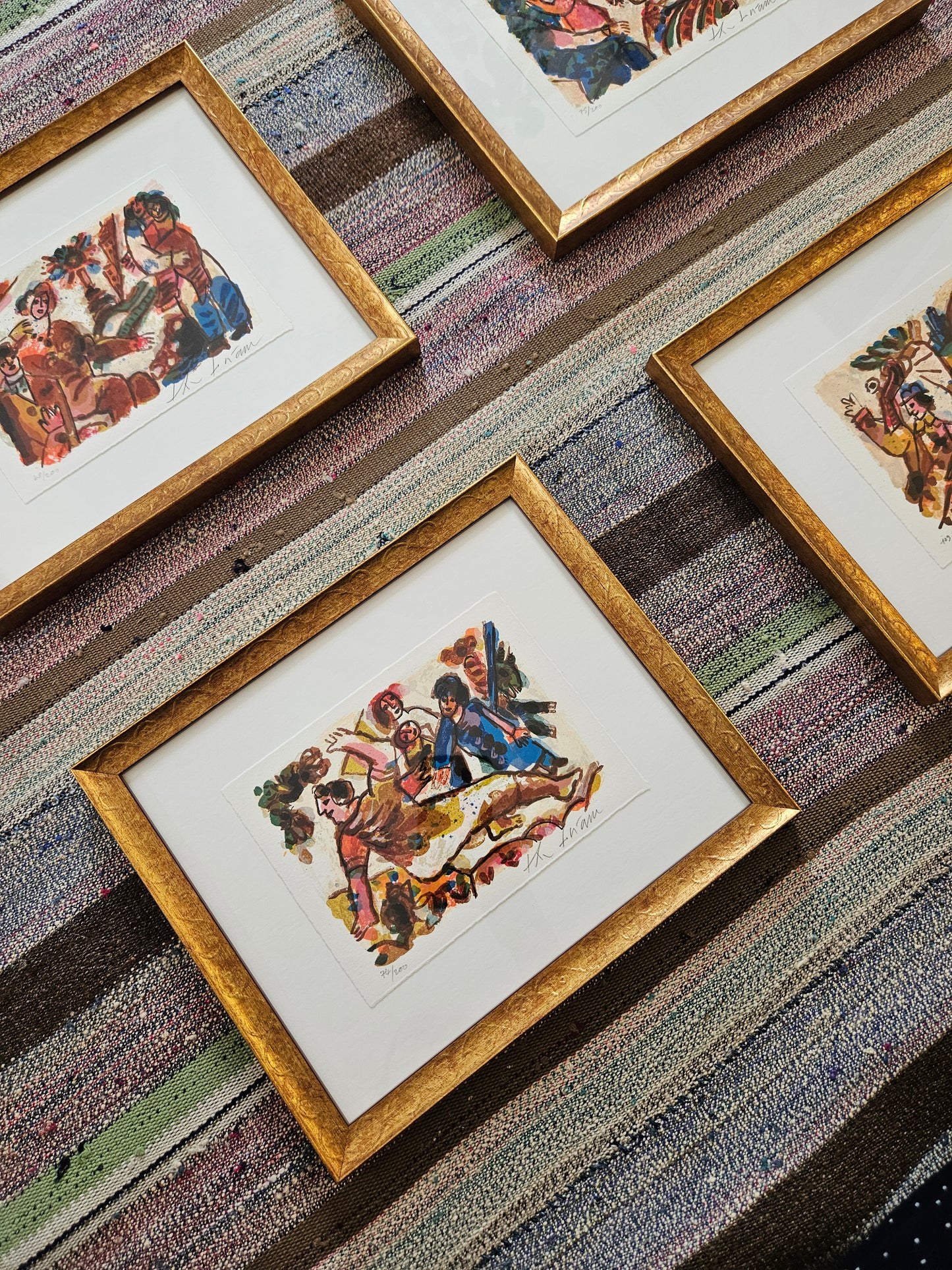 Colourful Lithographs - Set 1